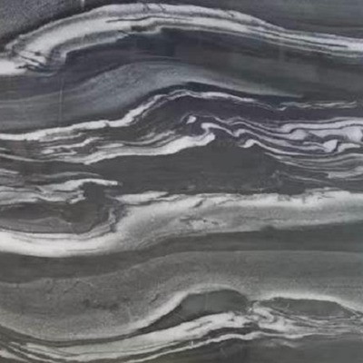 Natural Stone Fantasy Galaxy Black Marble Slabs For Sale