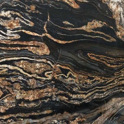 Dunhuang Impression Exotic Black Golden Marble