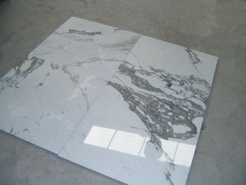Arabescato White Marble Tiles (3)