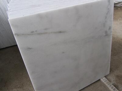 Guangxi Carrara White Marble Tiles